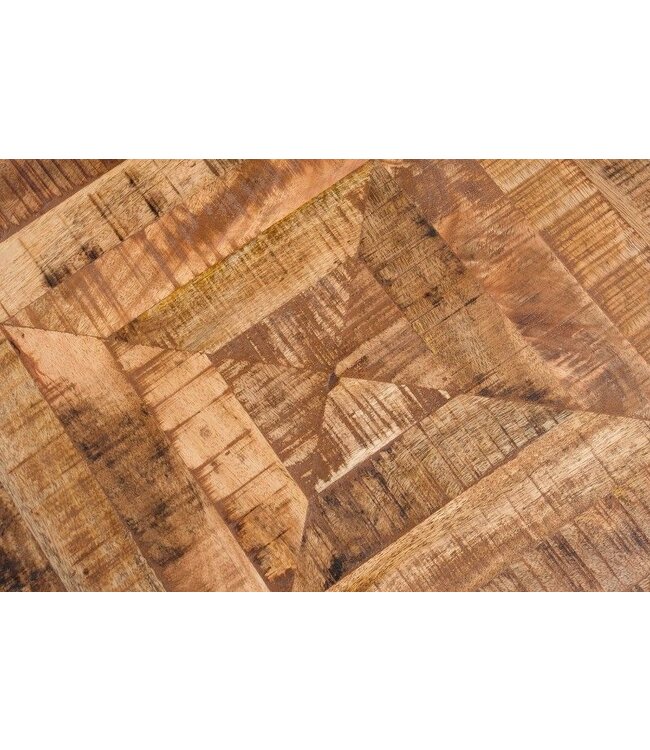 Invicta Interior Massieve salontafel INFINITY HOME 100cm mangohout industrieel design - 40059