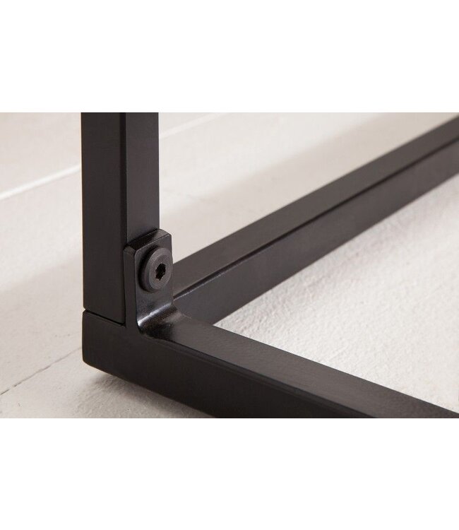 Invicta Interior Massieve salontafel INFINITY HOME 100cm mangohout industrieel design - 40059