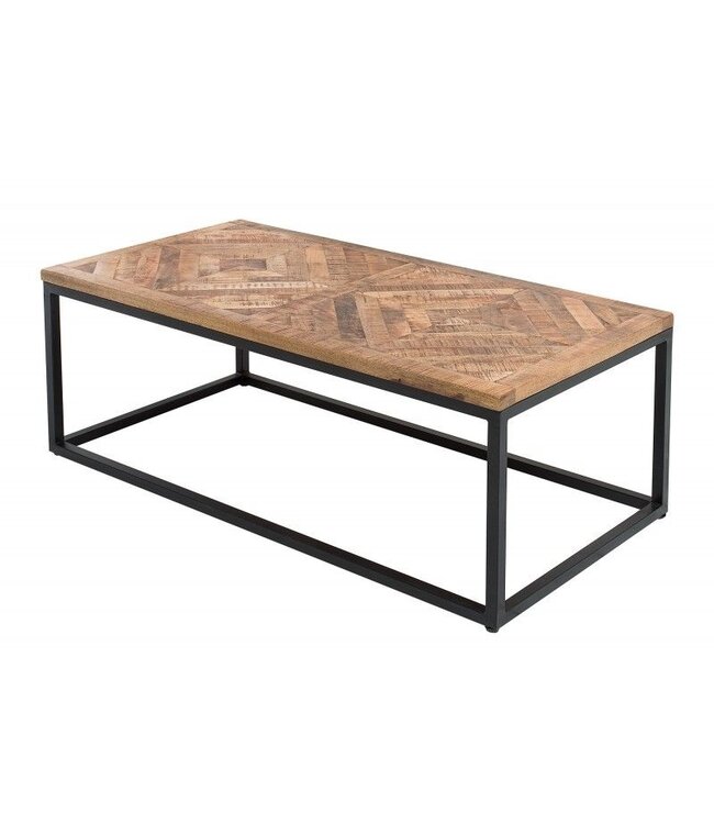 Invicta Interior Massieve salontafel INFINITY HOME 100cm mangohout industrieel design - 40059