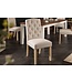 Invicta Interior Elegante stoel CASTLE beige met Chesterfield-quilt in landhuisstijl - 40070