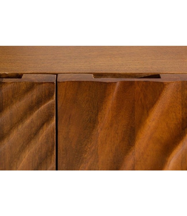 Invicta Interior Massief dressoir SCORPION 177cm bruin mangohout gedetailleerd 3D-houtsnijwerk - 40182