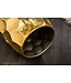 Invicta Interior Handgemaakte bijzettafel ORGANIC ORIENT 50cm goud metaal gehamerd design rond - 40230
