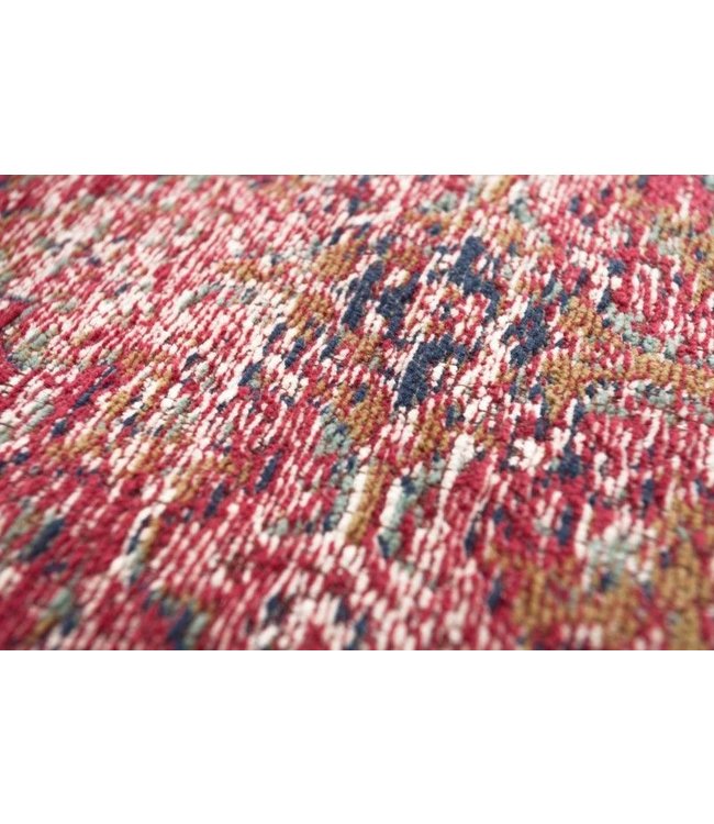 Invicta Interior Oosters vloerkussen XL OLD MARRAKESCH 70cm rood bloemmotief zitpoef - 40240