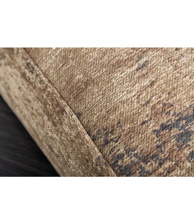 Invicta Interior Design vloerkussen XL MODERN ART 70cm zitkussen bruin abstract patroon - 40241