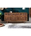 Invicta Interior Massief dressoir MARRAKESCH 160 cm mangohout met boho-stijl decoratie - 40247