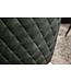 Invicta Interior Draaibare design stoel EUPHORIA donkergroen fluweel met armleuning metalen frame zwart - 40261