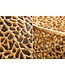 Invicta Interior Filigraan design salontafel ABSTRACT LEAF 120cm goud handgemaakt - 40283