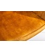 Invicta Interior In hoogte verstelbare bureaustoel TURIN mosterdgeel fluweel met armleuning draaistoel - 40306