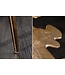 Invicta Interior Handgemaakte salontafel ABSTRACT LEAF 60cm goud filigraan bladontwerp - 40390