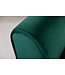 Invicta Interior Elegante bank SCARLETT 90cm smaragdgroen fluweel met armleuningen - 40406
