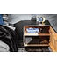 Invicta Interior Massief nachtkastje SCORPION 50 cm zwart mangohouten bijzettafeltje met 3D-houtsnijwerk - 40430