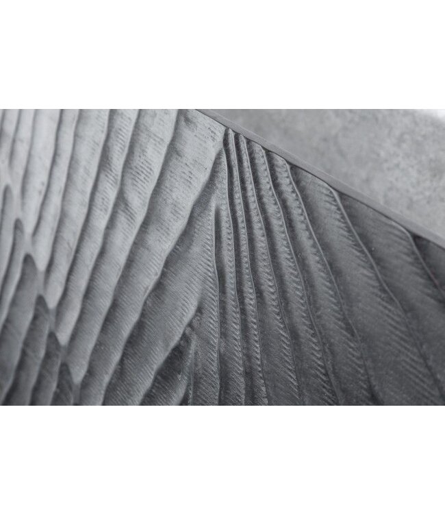 Invicta Interior Design bed SCORPION 180x200cm zwart mangohout 3D snijwerk massief houten tweepersoonsbed - 40431