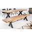 Invicta Interior Massieve bank THOR 200cm natuurlijk gerecycled grenenhout in industrieel design - 40454