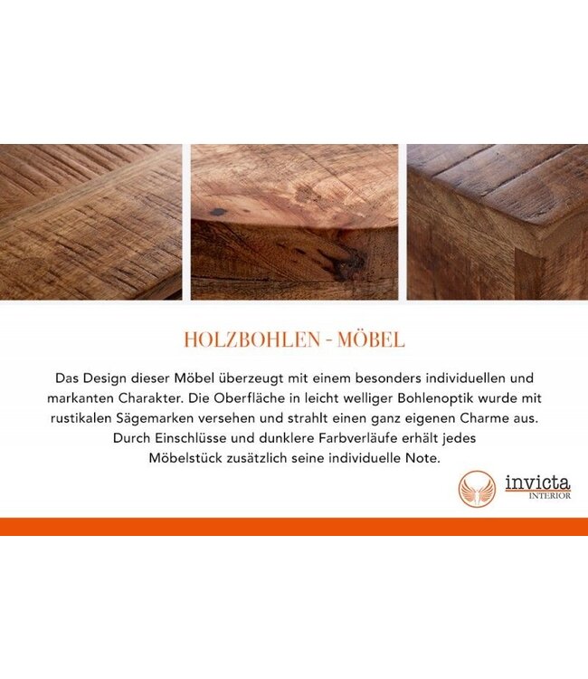 Invicta Interior industrieele wijnkast BODEGA 127cm gerecycleerd natuurlijk grenenhouten wijnrek voor 55 flessen - 40458