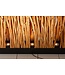 Invicta Interior Handgemaakte vloerlamp NATURAL PARAVENT 180cm longan houten scheidingswand - 40505