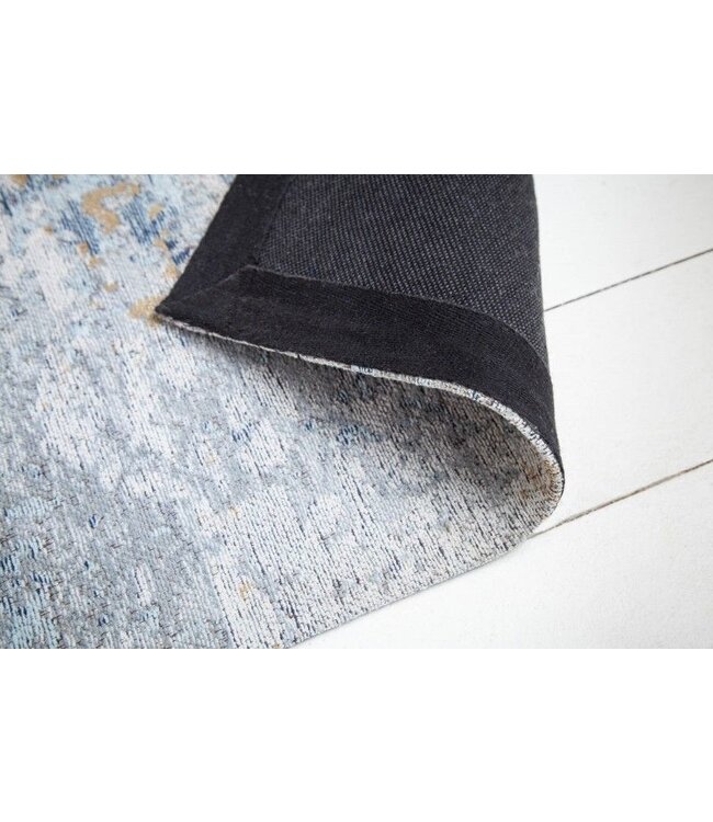 Invicta Interior Designtapijt ABSTRAKT XXL 350x240m grijsblauw katoen - 40523