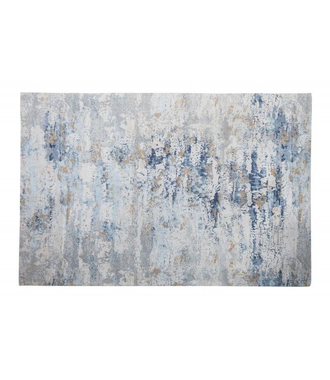 Invicta Interior Designtapijt ABSTRAKT XXL 350x240m grijsblauw katoen - 40523