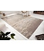 Invicta Interior Vintage katoenen tapijt MODERN ART XXL 350x240cm beige-grijs gewassen used look - 40524