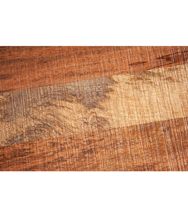 Invicta Interior Handgemaakte bijzettafel MAKASSAR 43cm mangohouten plank - 40597