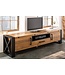 Invicta Interior Massief TV-lowboard THOR 200cm gerecycled grenenhout in industrieel design - 40684