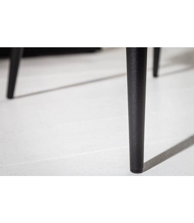 Invicta Interior Retro design stoel MODENA antiek taupe met decoratieve stiksels - 40691