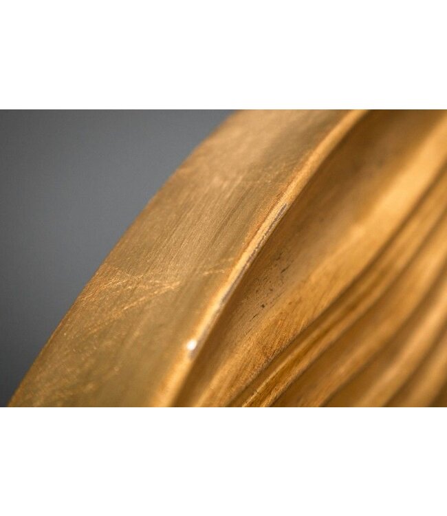 Invicta Interior Elegante wandspiegel CIRCLE 100cm goud rond met versierde lijst - 40697