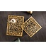 Invicta Interior Handgemaakte salontafel ABSTRACT 50cm set van 2 goud in Gap-design - 40899