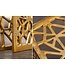 Invicta Interior Handgemaakte salontafel ABSTRACT 50cm set van 2 goud in Gap-design - 40899