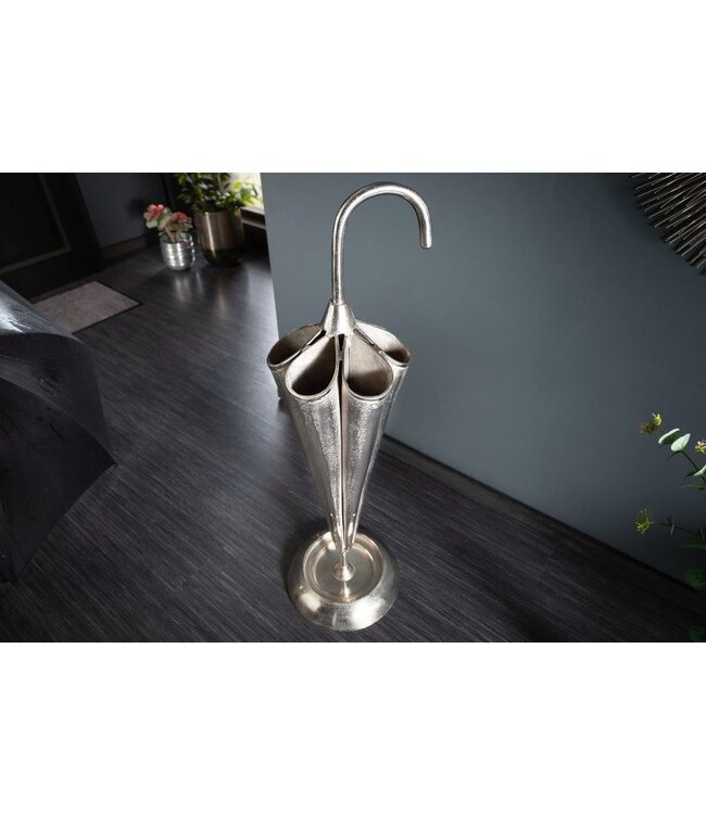 Invicta Interior Elegante paraplubak UMBRELLA 91cm zilver aluminium voor 6 parasols - 40907