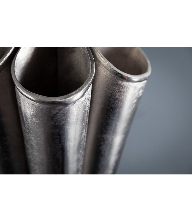 Invicta Interior Elegante paraplubak UMBRELLA 91cm zilver aluminium voor 6 parasols - 40907