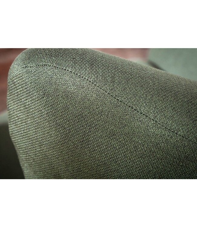 Invicta Interior Retro design fauteuil DON flesgroene veerkern gouden voetdoppen - 40984