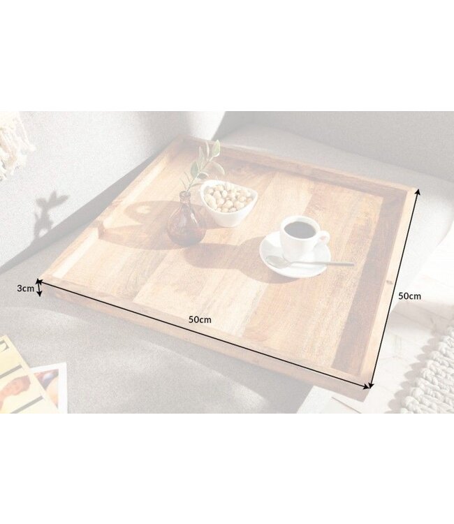 Invicta Interior Massief dienblad MAKASSAR 50cm mangohouten serveerplank - 41000