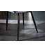 Invicta Interior Design stoel MILANO grijs fluweel met Chesterfield quilting - 41177