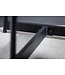 Invicta Interior Design salontafel OAK ELEGANCE 80cm eiken zwart metalen frame - 41205