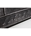 Invicta Interior Chesterfield 3-zitsbank 205cm grijs fluweel met knoopstiksel en veerkern - 41215