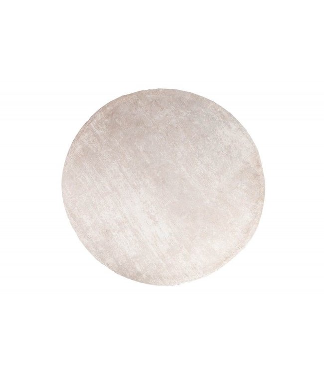 Invicta Interior Vintage tapijt MODERN ART 150cm beige gewassen rond used look - 41259