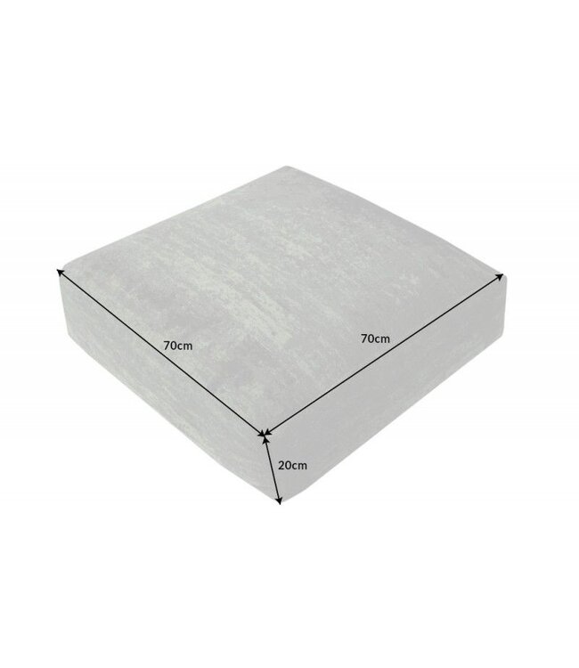 Invicta Interior Design vloerkussen XL MODERN ART 70cm groen abstract patroon zitpoef - 41265