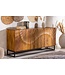 Invicta Interior Massief dressoir SCORPION 140cm bruin mangohout gedetailleerd 3D-houtsnijwerk - 41400