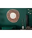 Invicta Interior Design wandspiegel ABSTRACT BLAD L 115cm koperen bladpatroon metaal handgemaakt - 41436