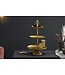 Invicta Interior Design taartplateau ORIENT 50cm goud in wildhammerafwerking met drie niveaus - 41533