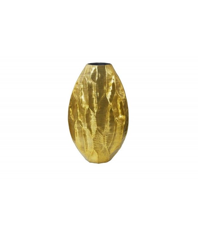 Invicta Interior Elegante Vaas ORGANIC ORIENT 44cm goud Hammerschlag Design - 41547