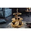 Invicta Interior Design taartplateau ABSTRACT 48cm goud met drie niveaus - 41603
