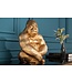 Invicta Interior Decoratief Gorilla-figuur KONG 40cm goud handgemaakt metalen sculptuur - 41687