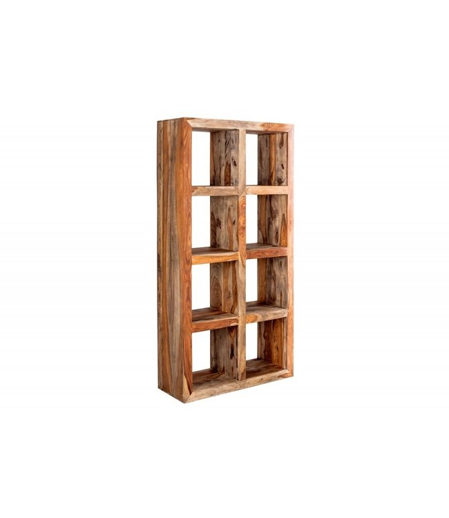 Invicta Interior Massieve plank MAKASSAR 180cm Sheeshamhout smoke finish 8 vakken handgemaakt - 43065