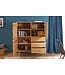 Invicta Interior Massief houten dressoir MYSTIC LIVING 140cm natuurlijk acacia 3D oppervlak - 39941