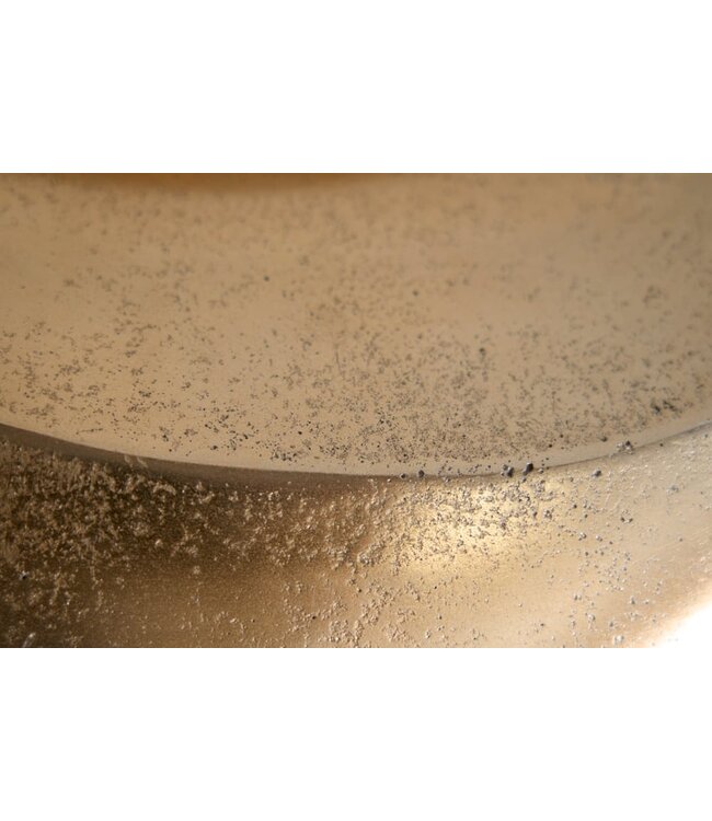 Invicta Interior Moderne vaas WAVE XL 106cm goud aluminium gepolijst decoratie - 41566