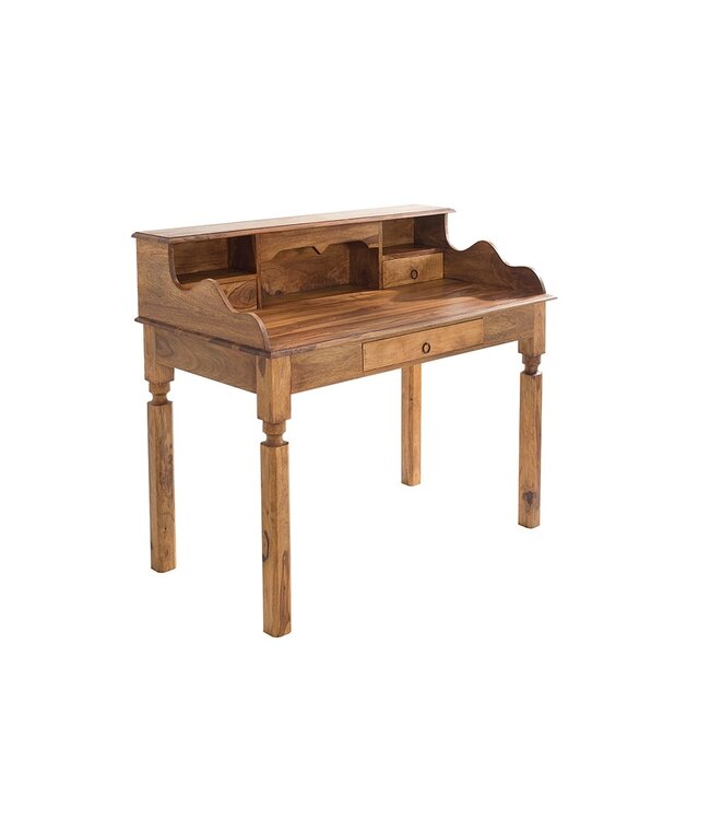 Invicta Interior Elegante secretaire HEMINGWAY L 115 cm massief sheesham bureau - 17293