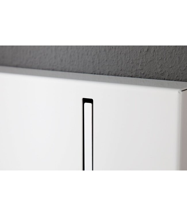 Invicta Interior Modern design wandkapstok ARROW 30cm wit met 3 haken - 20579