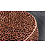 Invicta Interior Filigraan design salontafel ABSTRACT BLAD 80cm koper handgemaakt - 40287