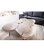 Invicta Interior Design salontafel GOA 110cm acaciaboomstam plakjes 4cm tafelblad massief hout - 36708
